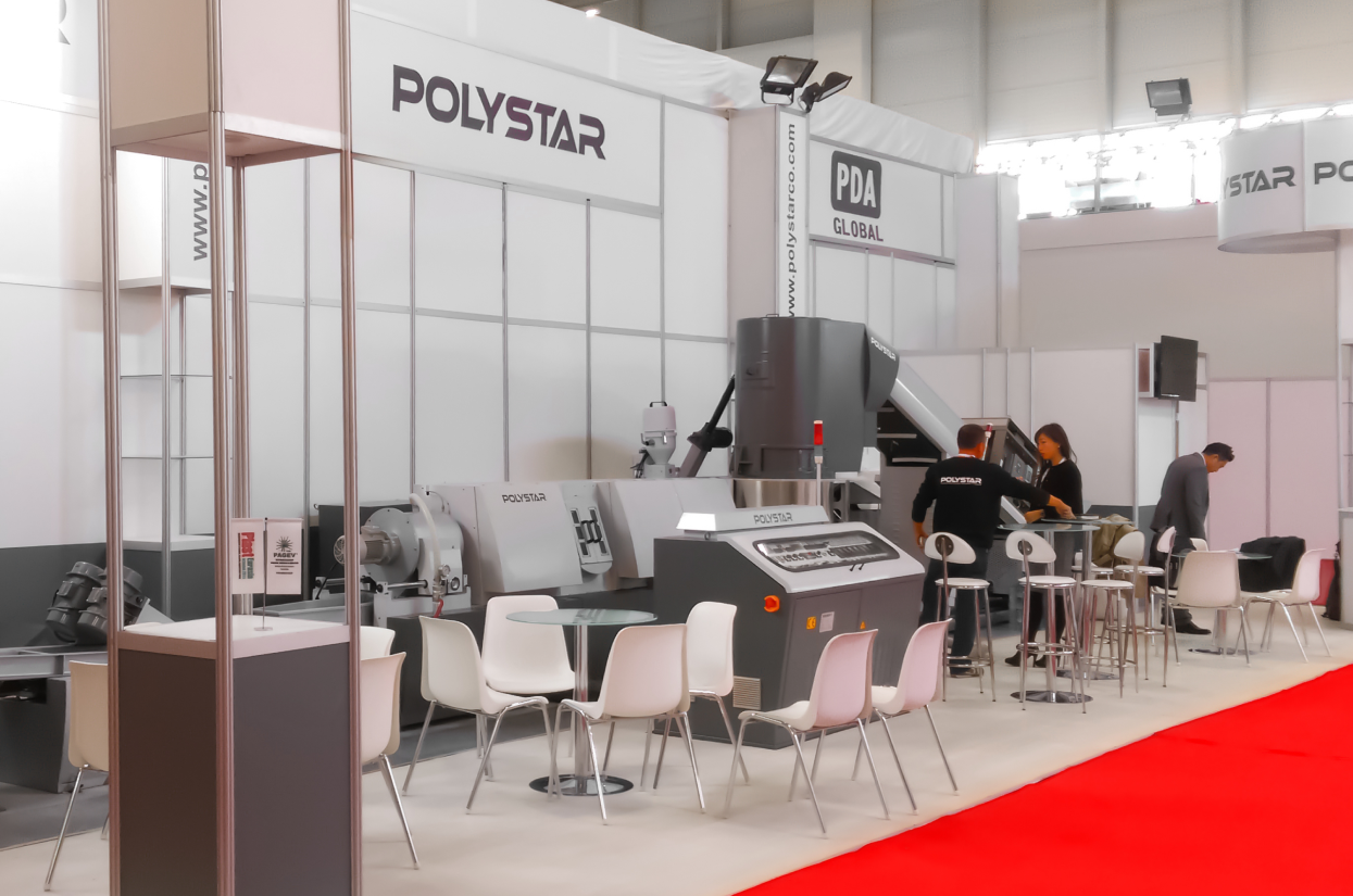 PE film plastic recycling system in Plast Eurasia Istanbul 2015